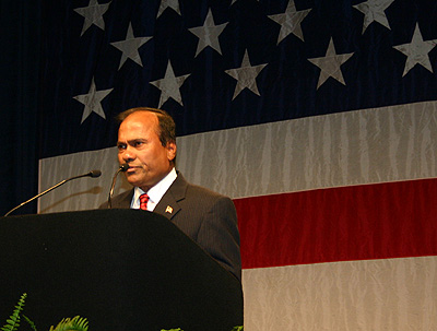 Narender Reddy at the GOP convention