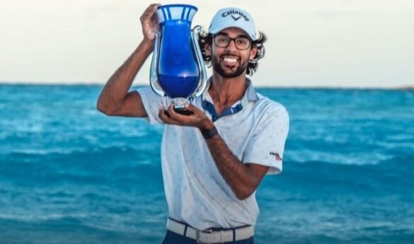 Indian-American golfer Akshay Bhatia wins The Bahamas Great Exuma Classic.