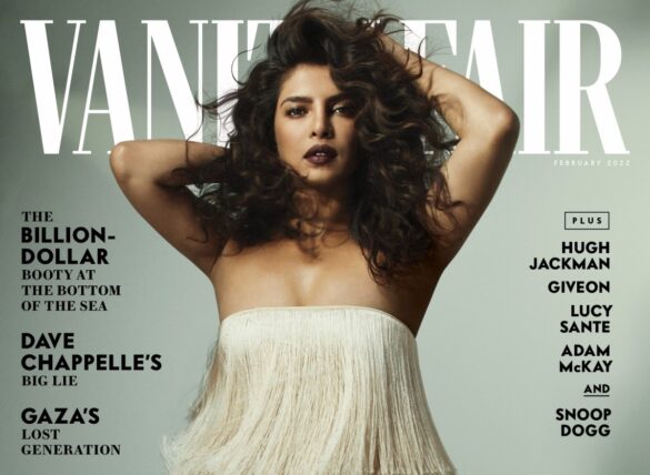 Outsider who broke down barriers: 'Vanity Fair' puts Priyanka on its cover.