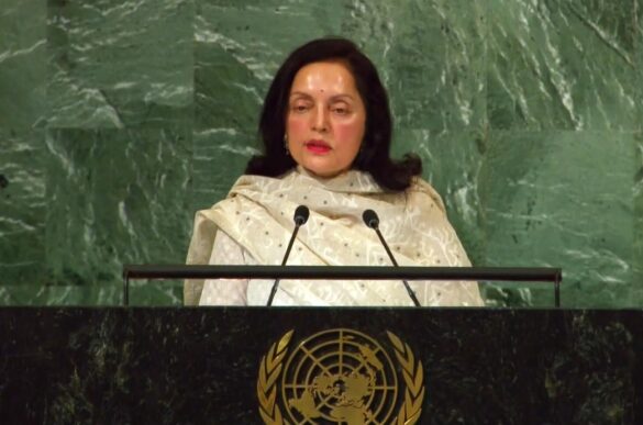 India's Permanent Representative Ruchira Kamboj speaks on Security Council reforms at the United Nations General Assembly on Thursday, November 16, 2022. (Photo Source: UN)
