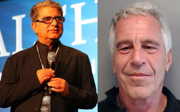 Deepak Chopra Jeffrey Epstein/wikimedia
