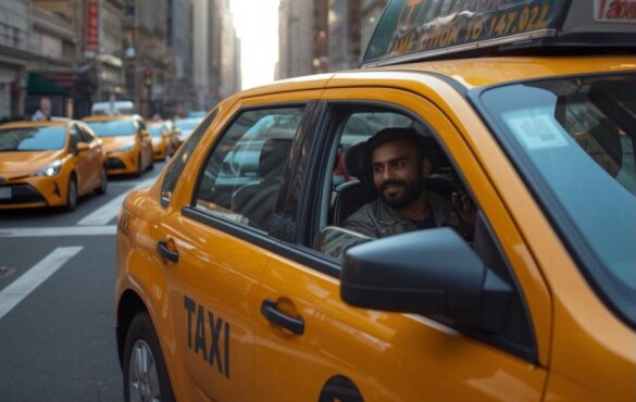 indian taxi driver/canva.