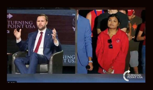 JD Vance UGA/Screenshot/Turning Point USA